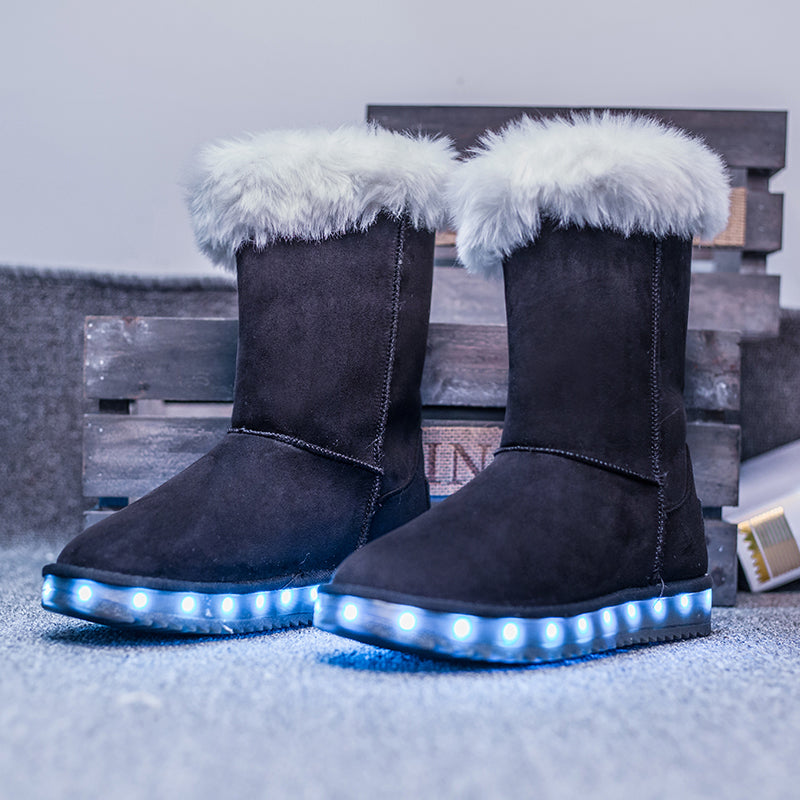 Winter LED Lights Snow Boots Kids Led Boots Children Waterproof Boots