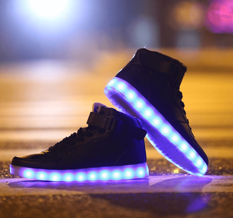Led Sneakers Air Force High - Led Sneakers